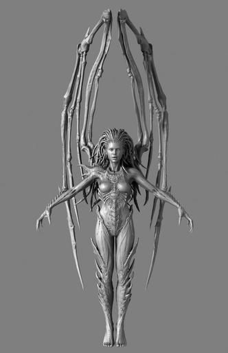 StarCraft II: Wings of Liberty - Sarah Kerrigan Statue at Blizzcon 2008